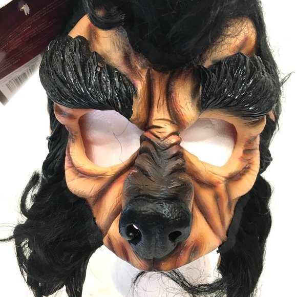 Hell Riders Wolf Man Half Mask Vtg NWT – NOS - Picture 4 of 10